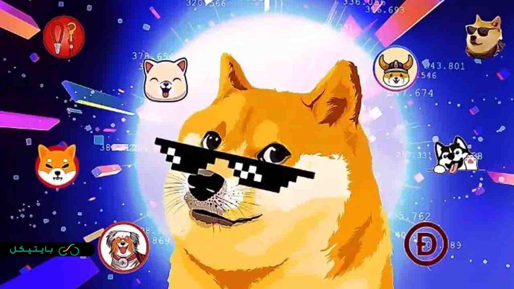 میم کوین 10 برابری پرسود دوج کوین شیبا پپه