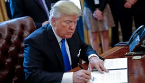 trump signing order