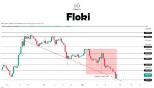 floki memecoin chart