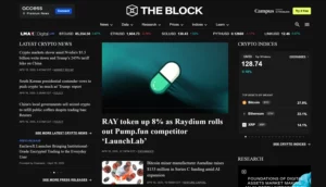 سایت اخبار ارز دیجیتال بلاک the block