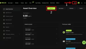 نحوه واریز ارز دیجیتال در صرافی بیت یونیکس
