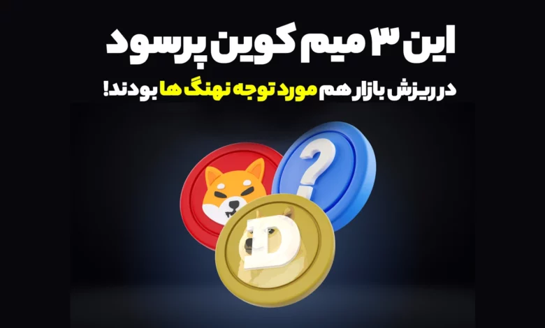 این 3 میم کوین پرسود حتی در ریزش بازار هم مورد توجه نهنگ ها بودند!