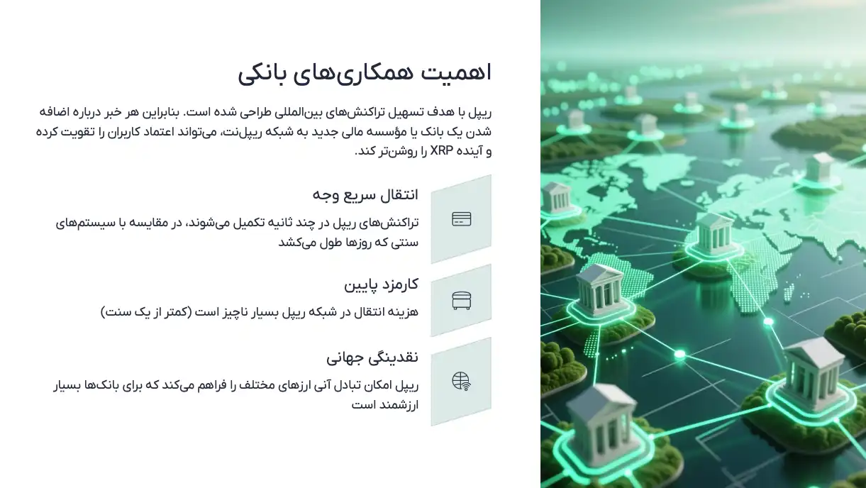 اهمیت همکاری های بانکی ریپل