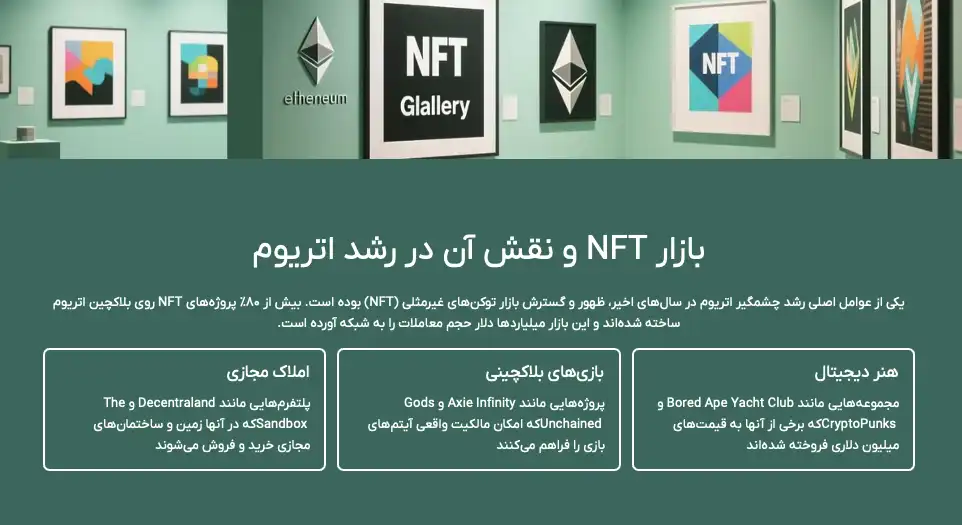 تاثیر nft بر اتریوم
