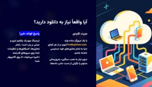 آیا تریدینگ ویو اصلاً نیاز به دانلود دارد؟