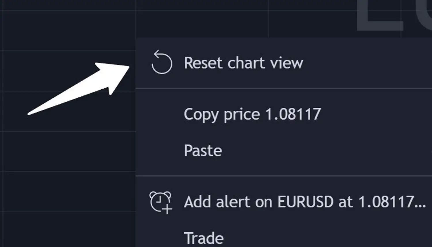 بازگشت به تنظیمات کارخانه (Factory Reset) برای کل نمودار