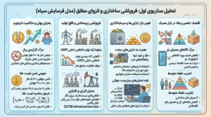 سناریوی اول: فروپاشی ساختاری و انزوای مطلق (مدل ونزوئلایی)