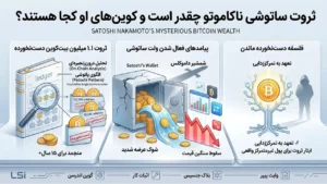 ثروت ساتوشی ناکاموتو چقدر است و کوین‌های او کجا هستند؟