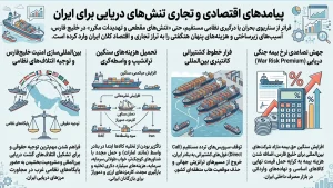 پیامدهای اقتصادی و تجاری تنش‌های دریایی برای ایران
