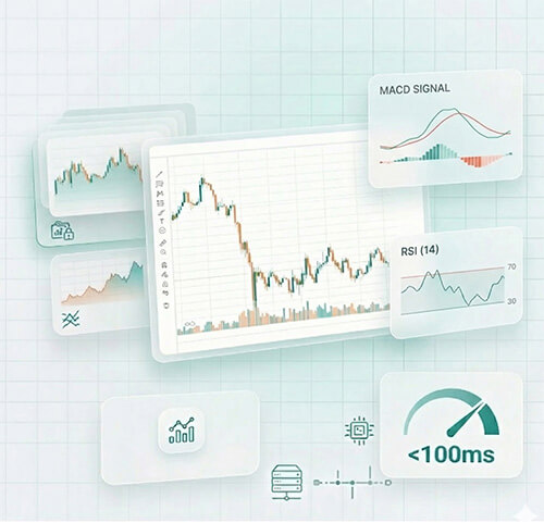 چارت پیشرفته بایتیکل - تحلیل بدون محدودیت و حرفه ای